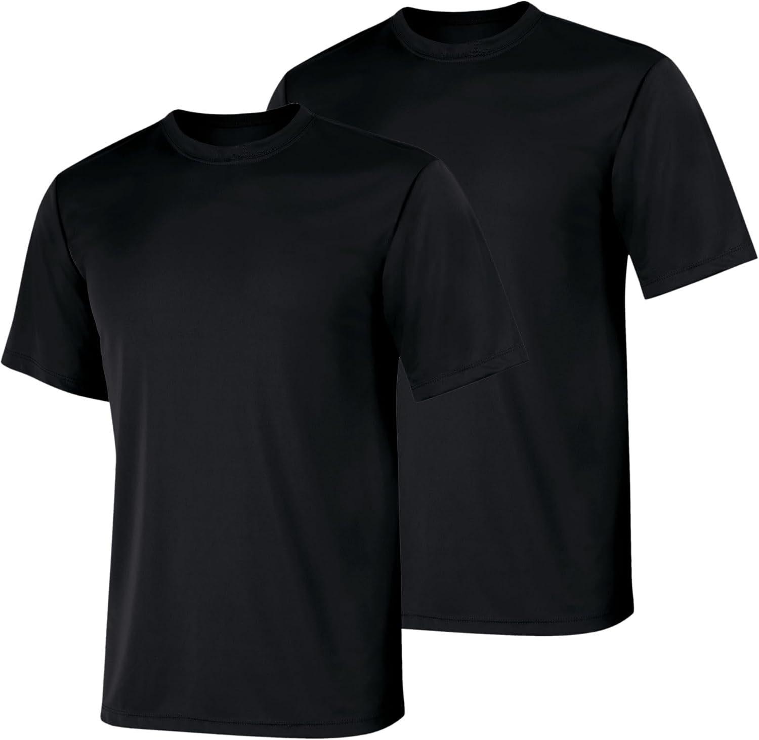 Men's Cool Dri Performance T-Shirt, Moisture-Wicking Short Sve Tee, 40+ UPF Protection, 2 Or 5 Pack