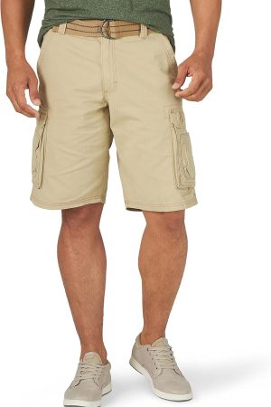 Belted Dungaree Cargo Shorts