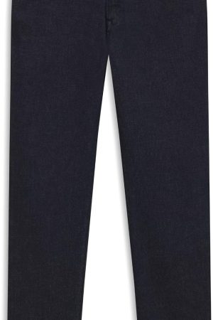 Men's  Regular Fit Jeans Made from Comfortable Stretch Denim in Dark Indigo Blue
