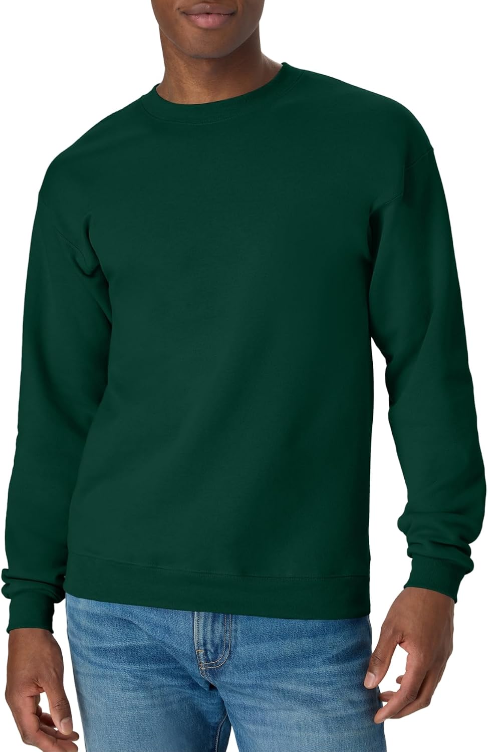 Men's Sweatshirt, Fleece Crewneck Sweatshirt, Big & Tall Available, 1 or 2-Pack