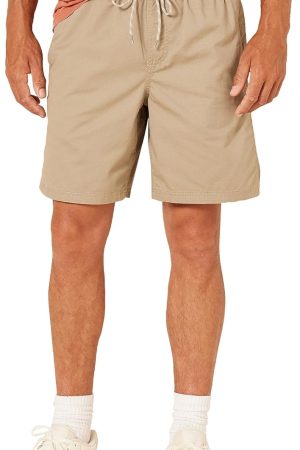 8-Inch Relaxed Fit Drawstring Walk Shorts