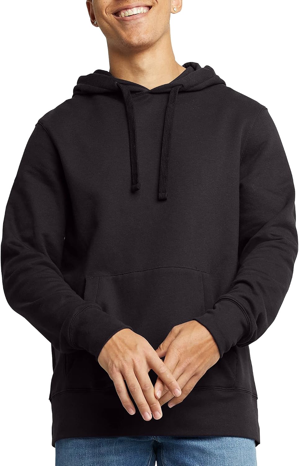 Men's Midweight Fleece Hoodie, Pullover Hooded Sweatshirt for Men